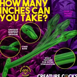 Creature Cocks Silicone Dildos | Large Dildos>Slither Silicone Dildo