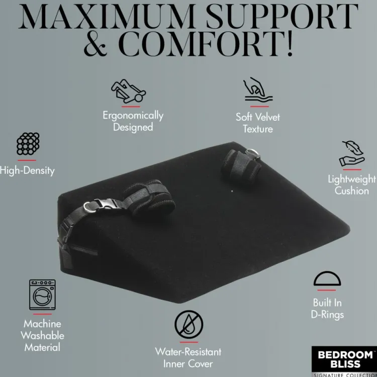 Bedroom Bliss Starter Bdsm & Bondage Kits | Sex Furniture, Swings, & More>Small Bondage Sex Wedge Pillow