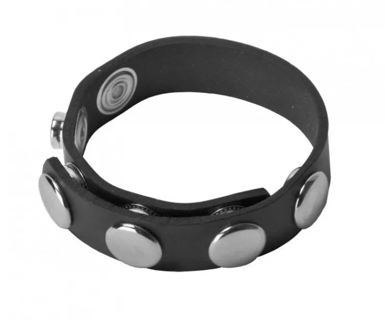Strict Leather Penis Rings>5 Snap Rubber Cock Ring