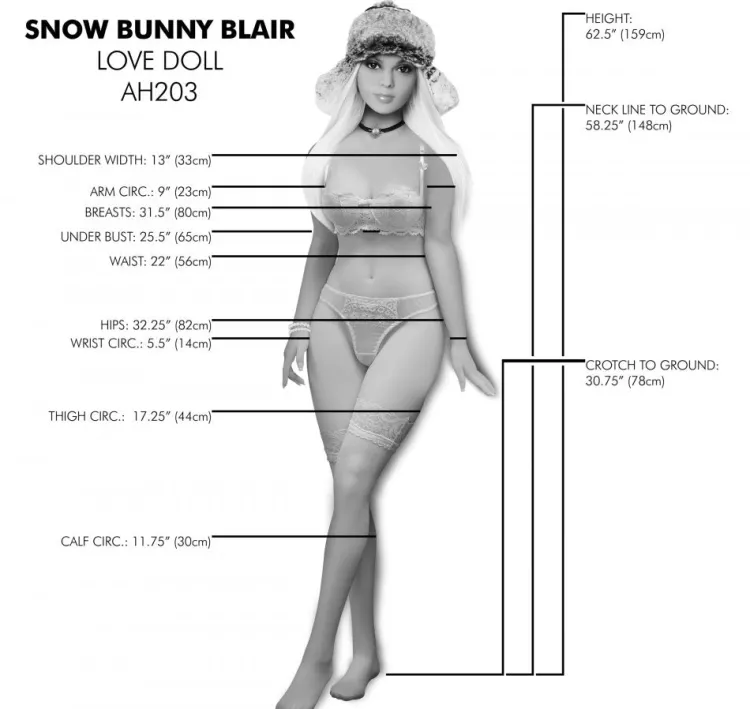 NextGen Dolls Ultra Realistic Sex Toys | Realistic & Lifelike Sex Dolls>Snow Bunny Blair Love Doll