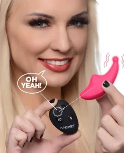 Whisperz Wearable & Panty Vibrators | App Controlled & Remote Vibrators>Sound Activated 10X Silicone Panty Vibrator with Remote Control