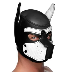 Master Series Puppy Play | Ball Gags & Mouth Restraints>Spike Neoprene Puppy Hood