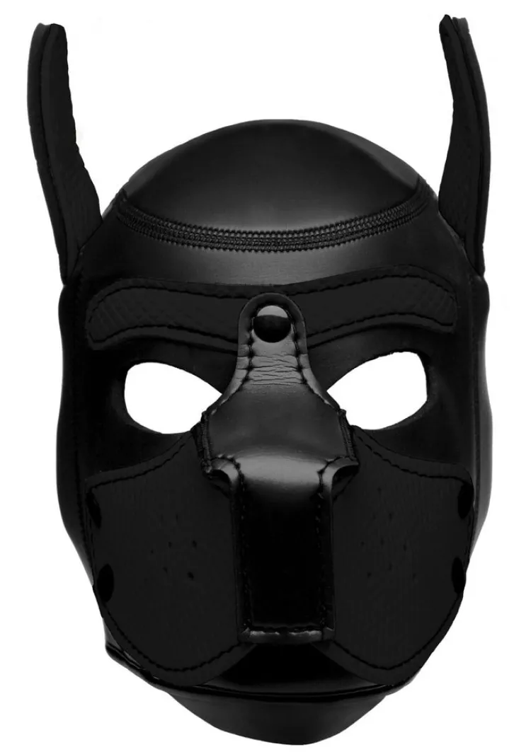 Master Series Puppy Play | Ball Gags & Mouth Restraints>Spike Neoprene Puppy Hood