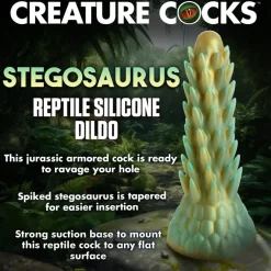 Creature Cocks Silicone Dildos>Spiky Reptile Silicone Dildo
