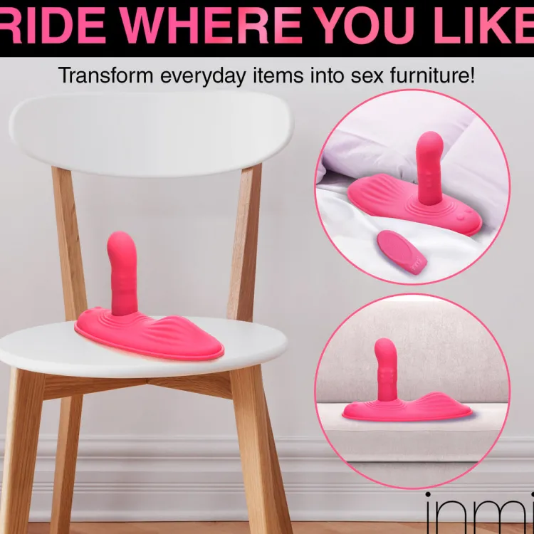 Inmi Silicone Vibrators | Unique Vibrators>Spin n' Grind Rotating and Vibrating Silicone Sex Grinder