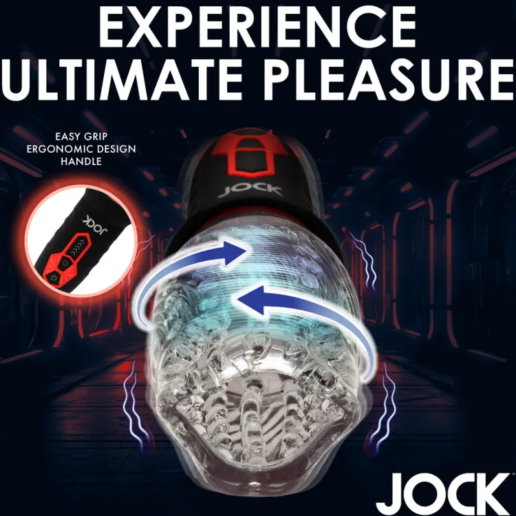 Jock Automatic & Hands-Free Masturbators | Vibrating Strokers>Spinning and Vibrating Masturbator
