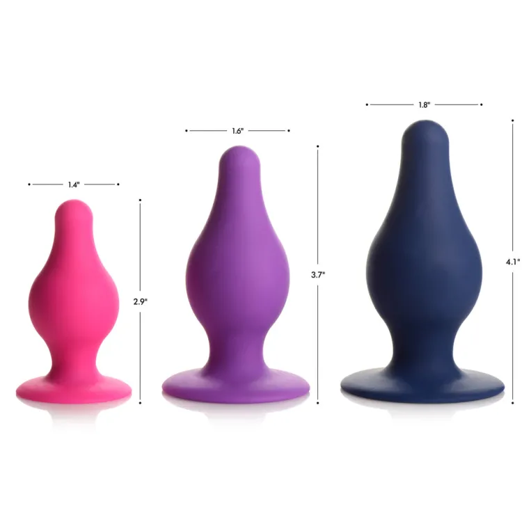 Squeeze-It Travel Essentials | Unique Anal Toys>Squeezable Tapered Anal Plug