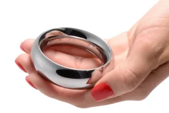 Master Series Penis Rings>Stainless Steel Donut Cock and Ball Ring