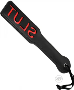 Master Series Impact: Whips, Crops & Spankers>Steel Enforced SLUT Paddle