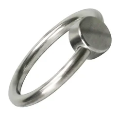 Kink Industries Cock & Ball Devices | Penis Rings>Steel Glans Ring with Pressure Point