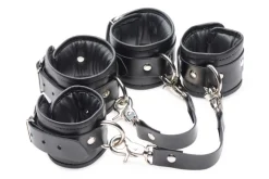 Master Series Wrist & Ankle Cuffs>Strap Linked Bondage Cuffs