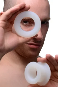 Master Series Unique Anal Toys>Stretch Master 2 Piece Training Silicone Ass Grommet Set