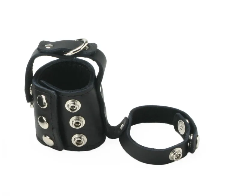 Strict Leather Cock & Ball Devices | Penis Rings>Ball Stretcher Harness