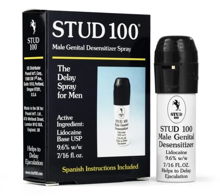 Healthy u0026 Active Sensation Play, Tools & Accessories>Stud 100 Male Genital Desensitizer