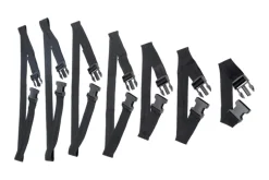 Master Series Wrist & Ankle Cuffs>Subdued Full Body Strap Set