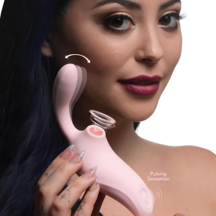 Shegasm Insertable & Realistic Dildo Vibrators | G-Spot Vibrators>Sucking & Pulsing Silicone Vibrator