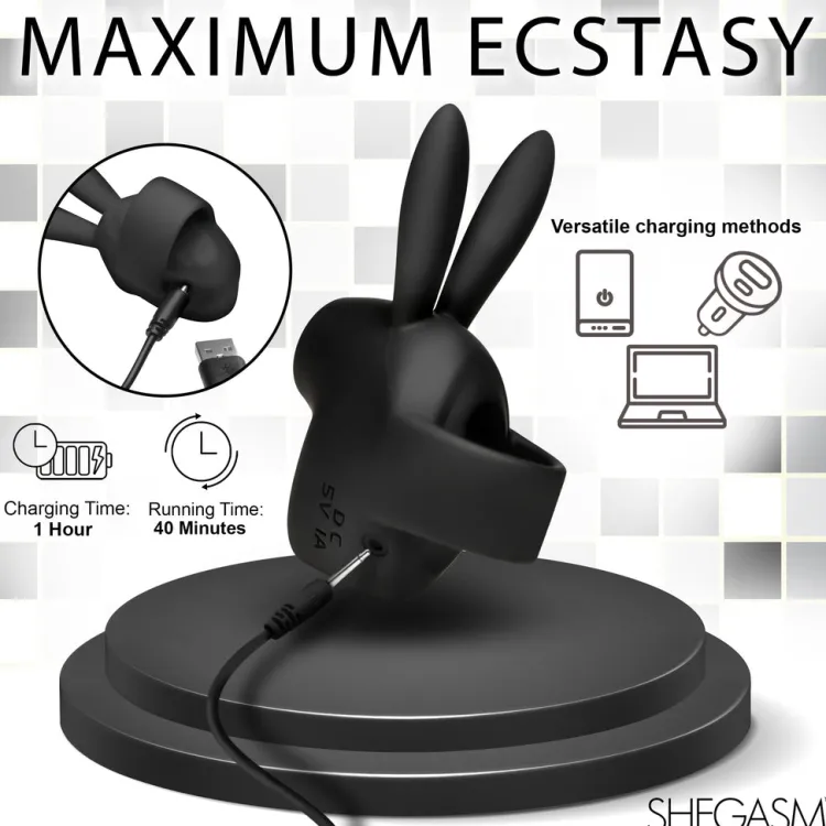 Shegasm Travel Essentials | Silicone Vibrators>Sucky Bunny Clit Stimulator