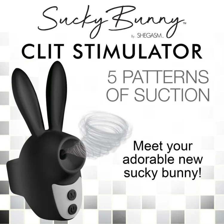 Shegasm Travel Essentials | Silicone Vibrators>Sucky Bunny Clit Stimulator