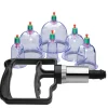 Master Series Nipple Clamps & Stimulators | Female Enhancement>Sukshen 6 Piece Cupping Set with Acu-Points