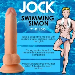 Jock Realistic Dildos>Swimming Simon 7 inch Dildo
