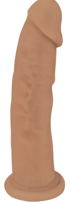 Curve Toys Ultra Realistic Sex Toys | Anal Pegging Toys>Tan Silexpan Hypoallergenic Silicone Dildo