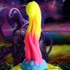 Creature Cocks Silicone Dildos | Harness Compatible Dildos>Tenta-Glow Glow-In-The-Dark Silicone Dildo