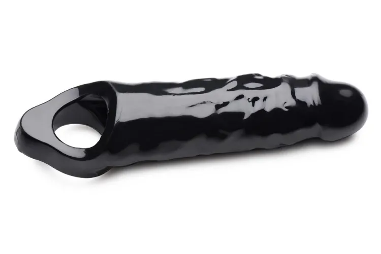 Master Series Penis Extenders & Sleeves>The Black Mamba Sheath