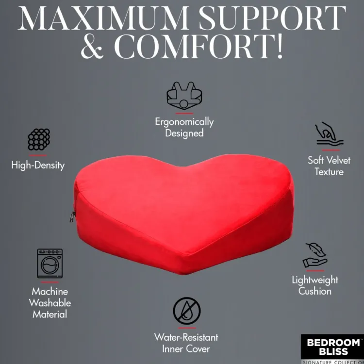 Bedroom Bliss Sex Furniture, Swings, & More | Sex Furniture>The Heart Sex Pillow