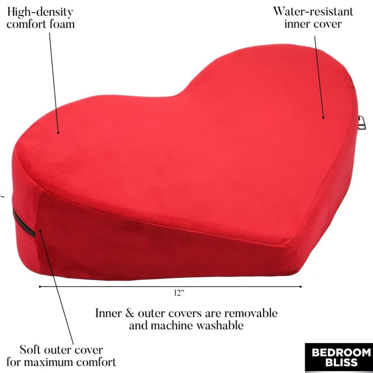 Bedroom Bliss Sex Furniture, Swings, & More | Sex Furniture>The Heart Sex Pillow