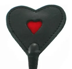 Strict Leather Impact: Whips, Crops & Spankers>The Heart Tip Crop