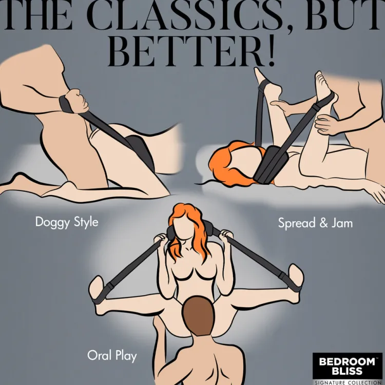Bedroom Bliss Starter Bdsm & Bondage Kits | Sex Furniture, Swings, & More>The Lover's Strap