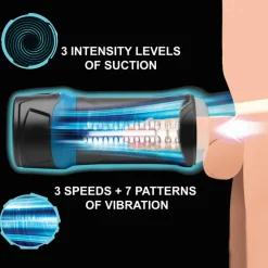 LoveBotz Automatic & Hands-Free Masturbators | Sex Machines>The Milker Intense 13X Sucking Masturbator
