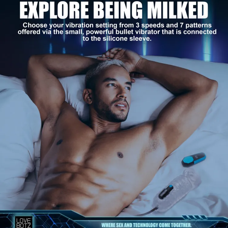 LoveBotz Automatic & Hands-Free Masturbators | Vibrating Strokers>The Milker Pro Edition with Automatic Stroking, Suction and Vibration