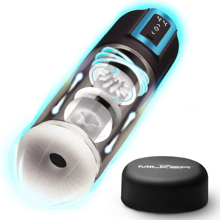 The Milker Luxury Toys | Automatic & Hands-Free Masturbators>Roto-Stroke Thrusting and Rotating Masturbator
