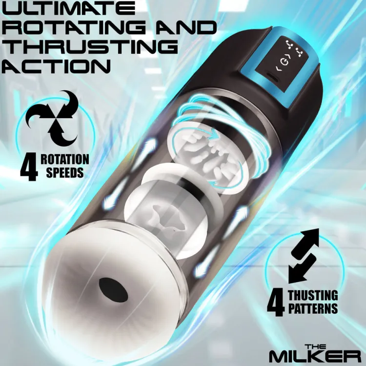 The Milker Luxury Toys | Automatic & Hands-Free Masturbators>Roto-Stroke Thrusting and Rotating Masturbator