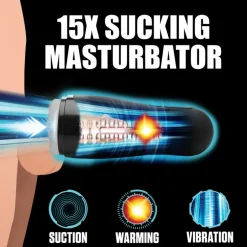 LoveBotz Luxury Toys | Automatic & Hands-Free Masturbators>The Milker 15X Squeezing Masturbator