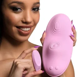 Inmi Luxury Toys | App Controlled & Remote Vibrators>The Pulse Slider 28X Pulsing and Vibrating Silicone Pad with Remote
