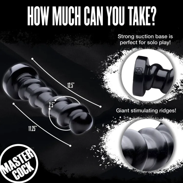 Master Cock Non-Representational Dildos | Large Dildos>The Screw 12.5 inch Dildo