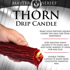Master Series Sensation Play, Tools & Accessories>Thorn Drip Candle