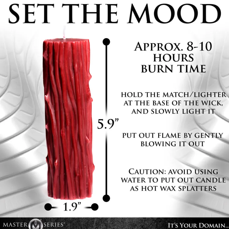 Master Series Sensation Play, Tools & Accessories>Thorn Drip Candle