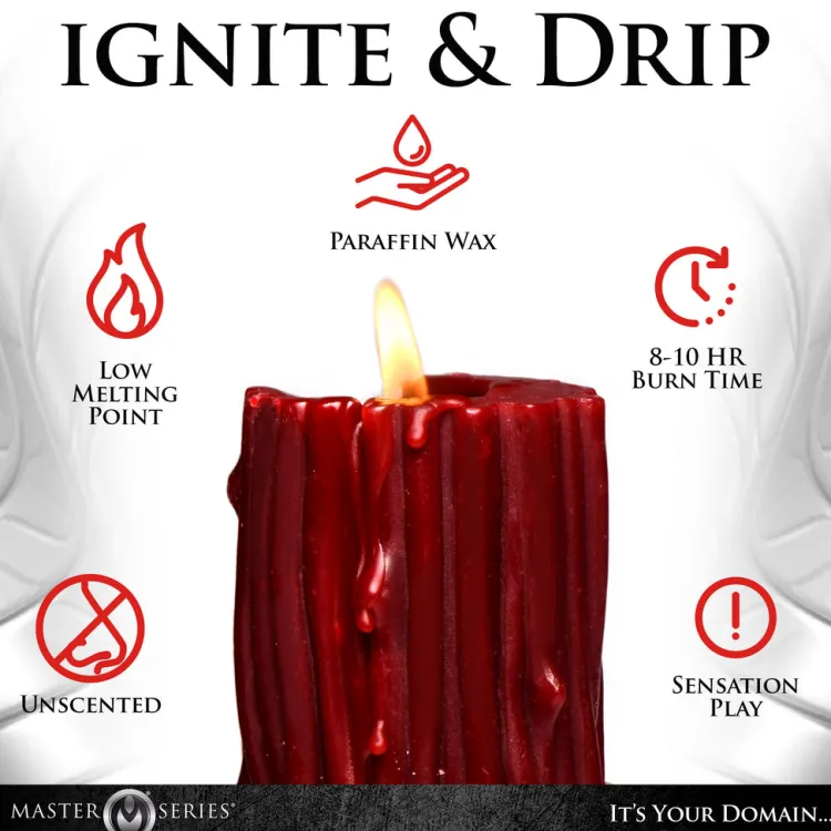 Master Series Sensation Play, Tools & Accessories>Thorn Drip Candle