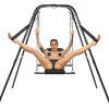 Master Series Luxury Toys | Sex Furniture, Swings, & More>Throne Adjustable Sex Swing With Stand