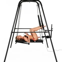 Master Series Luxury Toys | Sex Furniture, Swings, & More>Throne Deluxe Adjustable Sling with Sex Machine