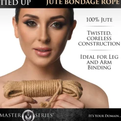 Master Series Rope & Restraints>Tied Up Jute Bondage Rope