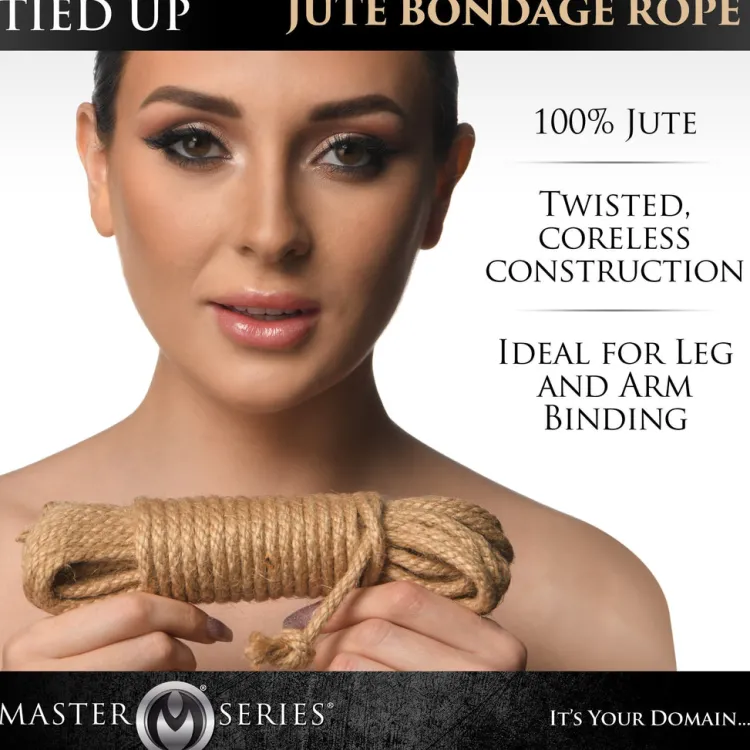 Master Series Rope & Restraints>Tied Up Jute Bondage Rope