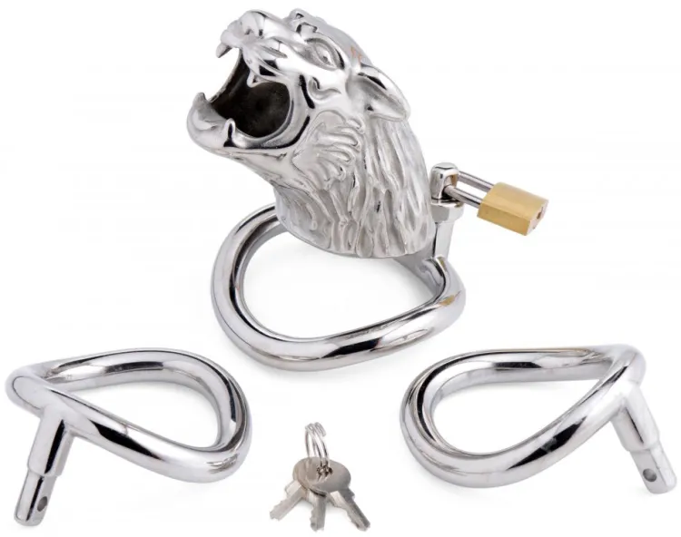 Master Series Chastity Devices | Penis Rings>Tiger King Locking Chastity Cage