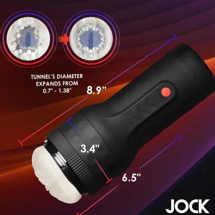 Jock Automatic & Hands-Free Masturbators | Vibrating Strokers>Tightening and Vibrating Masturbator