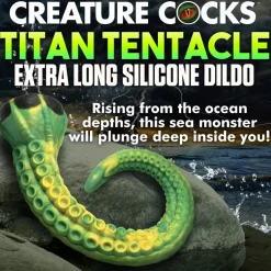 Creature Cocks Silicone Dildos | Non-Representational Dildos>Titan Tentacle Extra Long Silicone Dildo