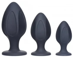 Master Series Anal Starter Toys | Butt Plugs>Triple Juicers Silicone Anal Trainer Set