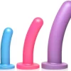 Strap U Anal Pegging Toys | Silicone Dildos>Triple Peg 28X Vibrating Silicone Dildo Set with Remote Control